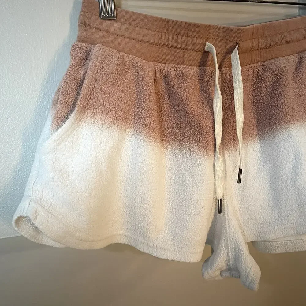 Helen Owen x Feat BlanketBlend Shorts Dip Dye Coral Size Medium
